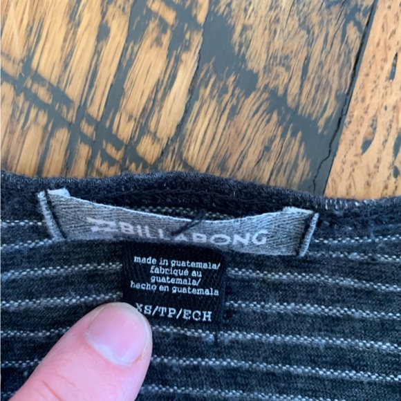 Billabong romper jersey knit short romper Beachy striped h - Picture 7 of 8